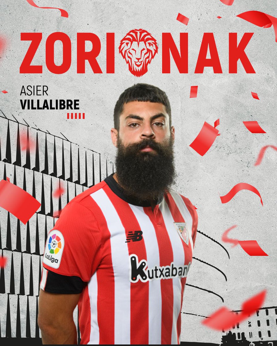 AthleticClub's tweet photo. 🥳 ¡Hoy es un gran día! Además del partido de esta noche...

¡El búfalo cumple 2⃣5⃣ años!

Zorionak, Villalibre‼️ Egun bikaina igaro dezazula! 🥰

#AthleticAlmería #AthleticClub 🦁 https://t.co/k2EFTXVmmh