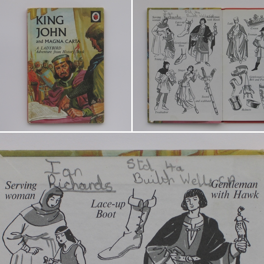 longlostbook's tweet photo. Can we return this #LadybirdBook to Ian Richards in Builth Wells?

I think he's written a classroom number, but there's nothing to identify a school. The book dates from the mid to late '70s.

#LongLostBook #LadybirdBooks #BuilthWells #Pows @CountyTimes @BnRExpress @LBFlyawayhome https://t.co/2MUH6q4cXp