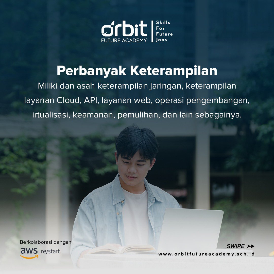 orbitacademyid's tweet image. Penting banget buat tau hal yang mesti disipain sebelum terjun ke industri yang kita suka. Itung-itung tambah wawasan, sembari mempersiapkan diri ya.

Cek konten dibawah ini yuk 👇🏼

#orbitfutureacademy #teknologi #teknologiinformatika #anakit #teknologiinformasi #technology