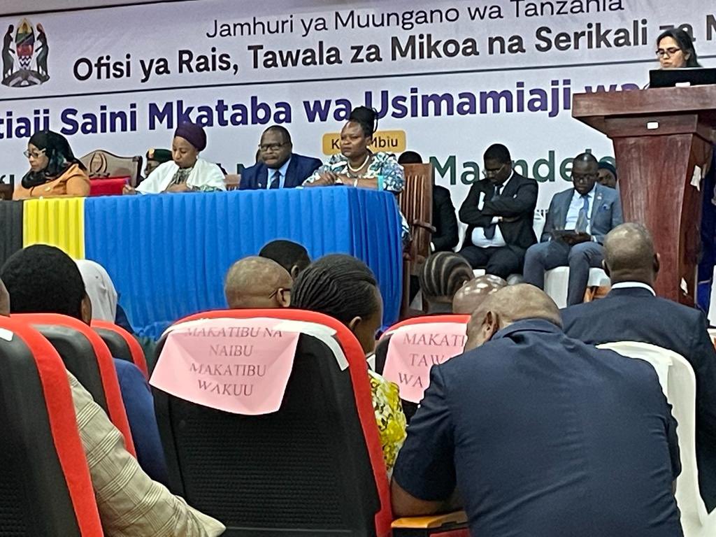 Good nutrition is the foundation for national development💪🏽Thrilled to be at the Launch of the Nutrition COMPACT Evaluation with Hon President <a href="/SuluhuSamia/">Samia Suluhu</a> to ensure everyone in Tanzania has access to good nutrition and is able to reach their full development potential.