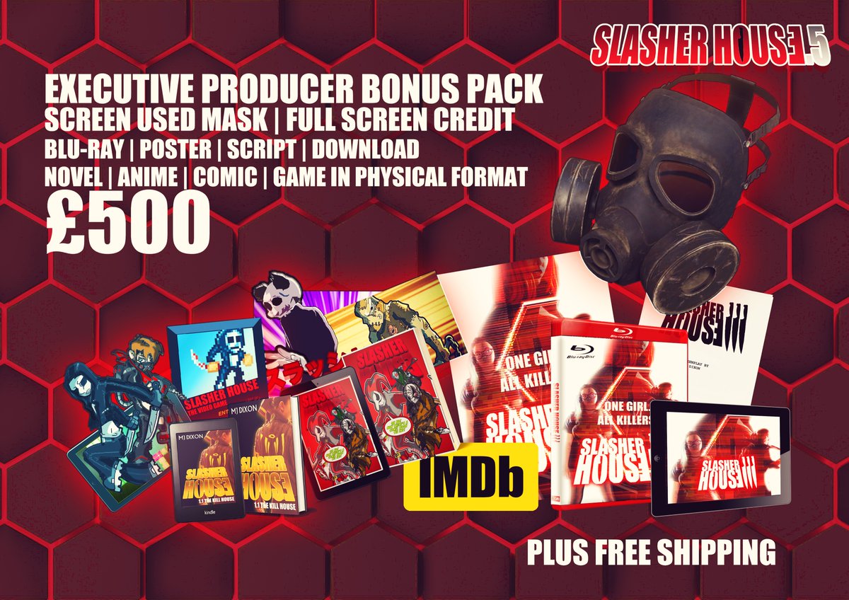 MychoPictures's tweet photo. Be an EXECUTIVE PRODUCER on our latest feature film.
PLUS a SCREEN USED Mask & BRAND NEW bonus perks
We're now just over £150 away from our next goal. But we CAN'T do it without YOUR help.
DONATE TODAY : https://t.co/DTWdqUL5dF
#mycho #slasherhouse #horror #horrormovies https://t.co/5udrGAXTo7