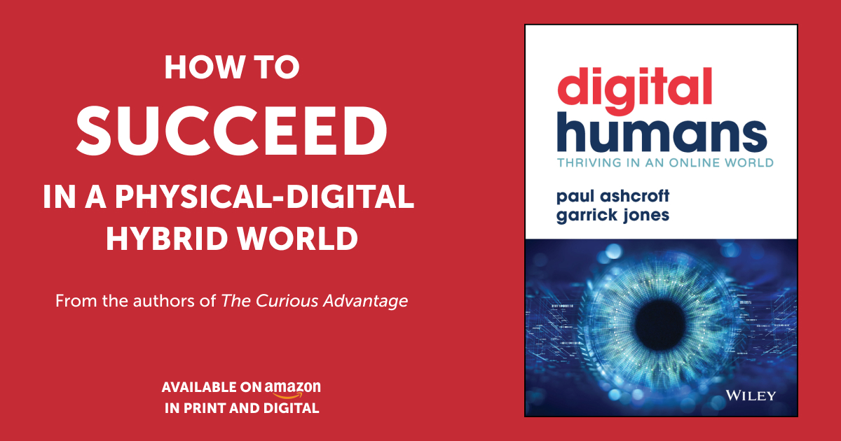 Embrace the human side of digital transformation.

DIGITAL HUMANS is the new book by Ludic co-founders <a href="/Paul_Ashcroft_/">Paul Ashcroft</a> and <a href="/garrickjones/">Garrick</a>. Now available in print and digital.

Amazon US: ow.ly/OuY550KXFXQ
Amazon UK: ow.ly/6OVP50KXFXW
