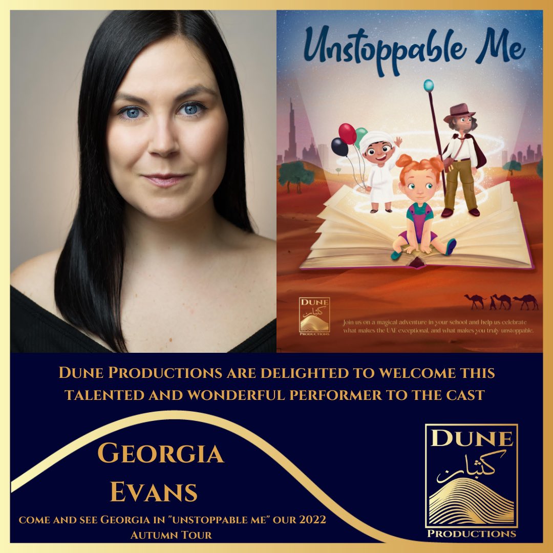 duneUAE's tweet image. Congratulations to Georgia Evans on a wonderful first week of shows. An incredibly diverse and talented performer. 

@Georgia_Evans3 
@duneuae

#uaestories4uaekids #duneproductions #unstoppableme #unstoppableyou