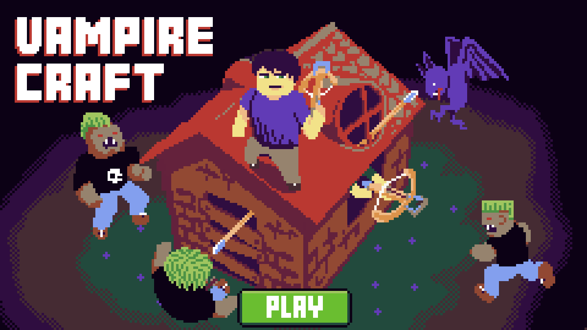 pxlpuncher's tweet photo. @Pixel_Dailies Post #3: VampCraft 𝙎𝙥𝙡𝙖𝙨𝙝 Art

Thought this could be a cool #Minecraft mod.

#Pixel_Dailies #pixelart #Splash #pixelween2022 https://t.co/CqX261c38m