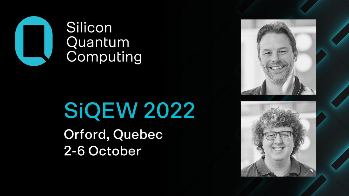 silicon_quantum's tweet photo. SQC are proud to be gold sponsors of #SiQEW2022, the Silicon Quantum Electronics Workshop in Orford, Quebec from 2-6 October. We’ll be attending in person - come and talk to #JorisKeizer and #SamGorman, two of our brilliant team leaders. #quantumcomputing #michellesimmons https://t.co/mXWvhm5cBK