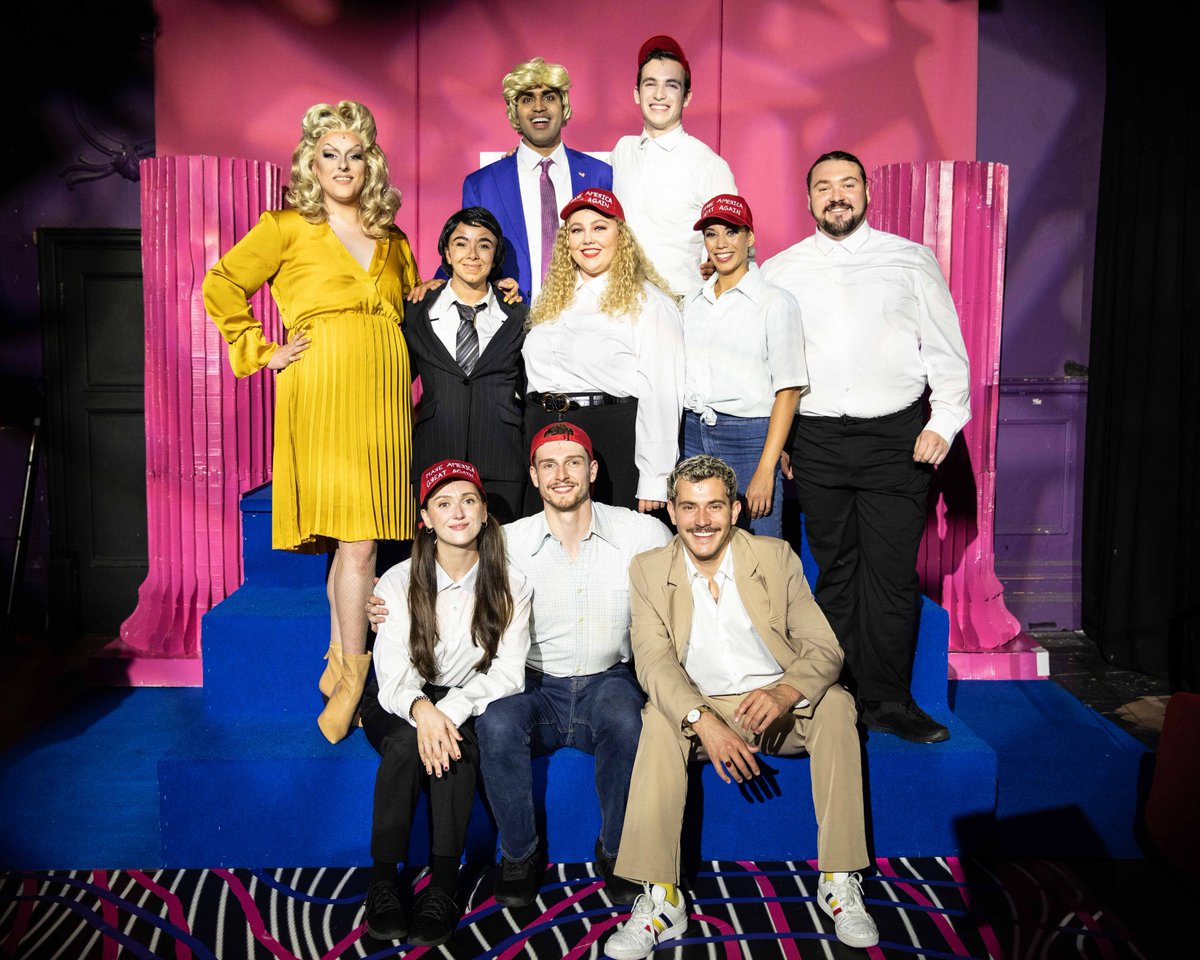 trumploeilldn's tweet photo. If we were running for president, THESE would be our running mates!

As we get ready for our final weekend, let's give it up for our cast, band and teams behind the scenes  👏👏👏 https://t.co/UqKXVPjQj1