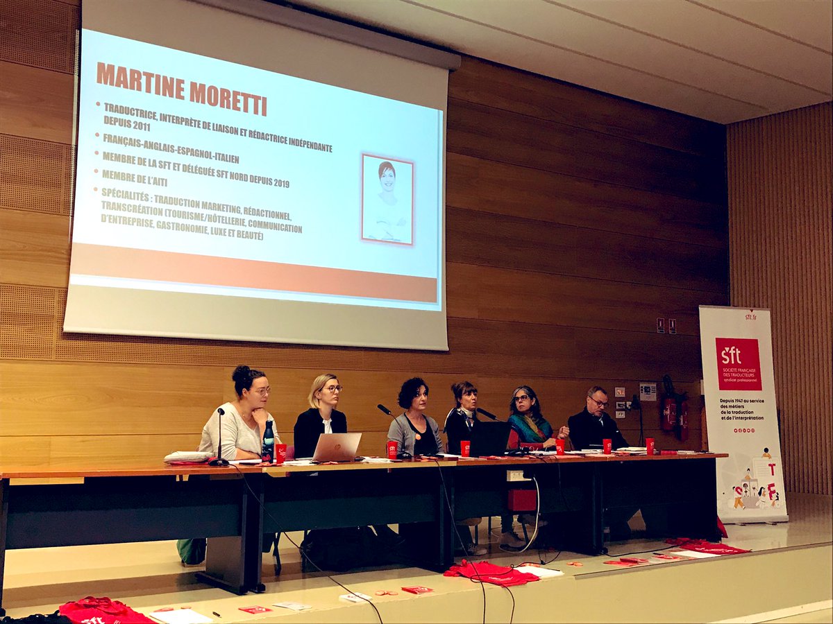 Master_TSM's tweet photo. #JMT2022

C’est parti pour la table ronde animée par la @SFTfr “ Dans les coulisses des agences de traduction”

Bonne JMT à toutes et à tous ! 🎉 https://t.co/5DI5rDwvQ4