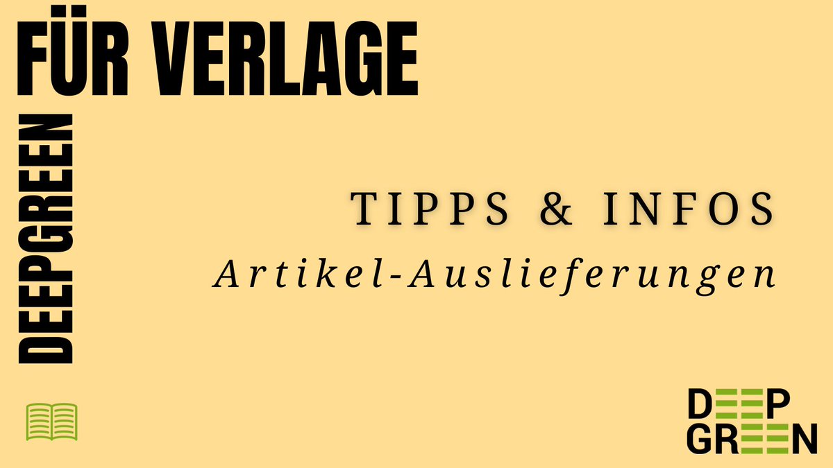 oa_DeepGreen's tweet photo. Artikel werden an die Institutionen aller beteiligten Autor*innen geliefert, nicht nur an die der corresponding authors. https://t.co/zQeS51F36z