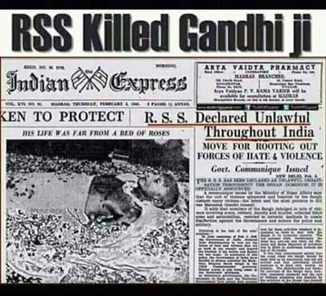 siddique_arfat's tweet photo. Sardar Patel was right, The unity of the country is disturbed by #RSS.

On auspicious day of Gandhi Jayanti, India should permanently #BanRSS who were the culprits behind Gandhi ji's murder. https://t.co/lVbH6dr5Kd