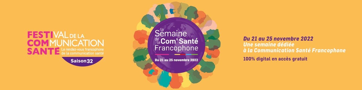 FestiComSante's tweet photo. 📣Appel à candidature !
‼️ Devenez #Sponsor de la Semaine de la #communication
#sante #francophone #Festicomsante
✔️#associationpatients - Agence #transfonum & #mktdigital - #laboratoire #pharma - #Fondation - #Mutuelle - #media #établissementsdesanté
👇
https://t.co/uQvvBaARzw https://t.co/j1Yo59pyYa