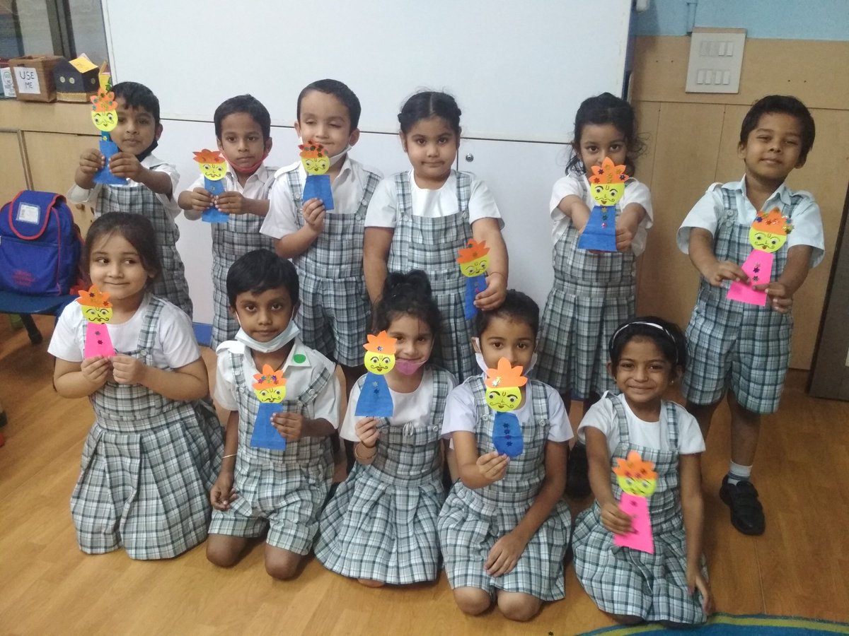 Hemab20's tweet photo. On the occasion of Gandhi Jayanti and Dussehra children of Prep D imbibed the moral values from the teaching of both Mahatma Gandhi and Ramayan by doing various activities related to them. @ashokkp @y_sanjay @ShandilyaPooja @DeeptiChopra7 @SDGsForChildren https://t.co/XsjnlQfXxs