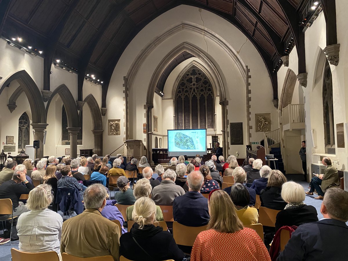 tree_myco_man's tweet photo. A privilege for myself and colleague Alasdair Nicoll to be invited to give the Springett lecture for the Heath and Hampstead Society last night. I've been greatly inspired by the likes of Professor Oliver Rackham and Dr Merlin Sheldrake who have given this talk over the years. https://t.co/D6aTqdld4N