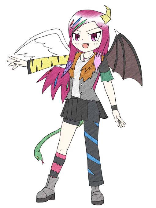 自分の創作キャラは大体もみあげ長い。性癖みたいなものなのだろうか 