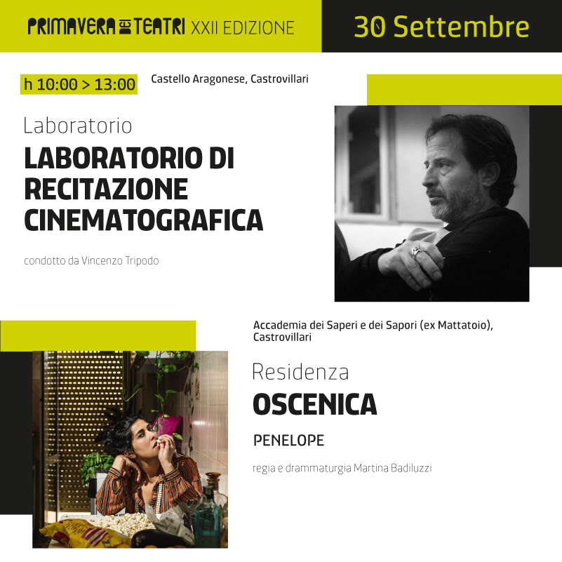 PrimaveraDeiTea's tweet photo. Programma del giorno
๐๐๐ง๐๐ซ๐๐ขฬ ๐๐ ๐๐๐ญ๐ญ๐๏ฟฝ๏ฟฝ๐๐ซ๐ - ๐๐๐ฌ๐ญ๐ซ๐จ๐ฏ๐ข๐ฅ๐ฅ๐๐ซ๐ข
#PdT2022 #primaveradeiteatri https://t.co/h65oVGFHX5