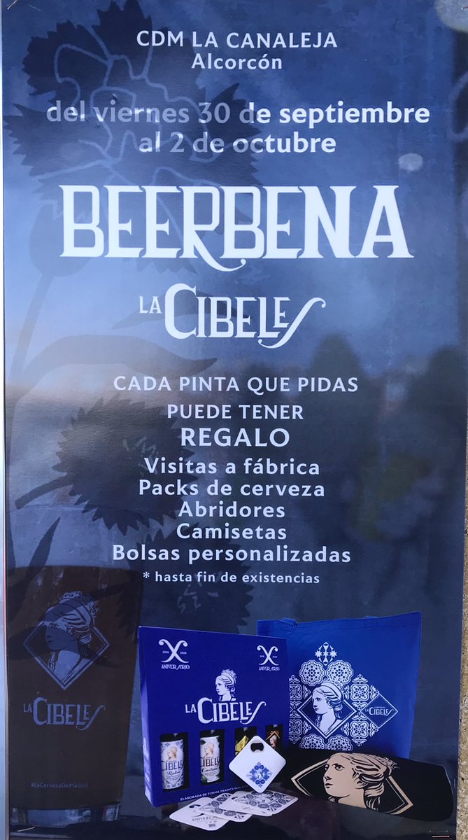 Este fin de semana no te quedes sin tu regalo de Cervezas La Cibeles