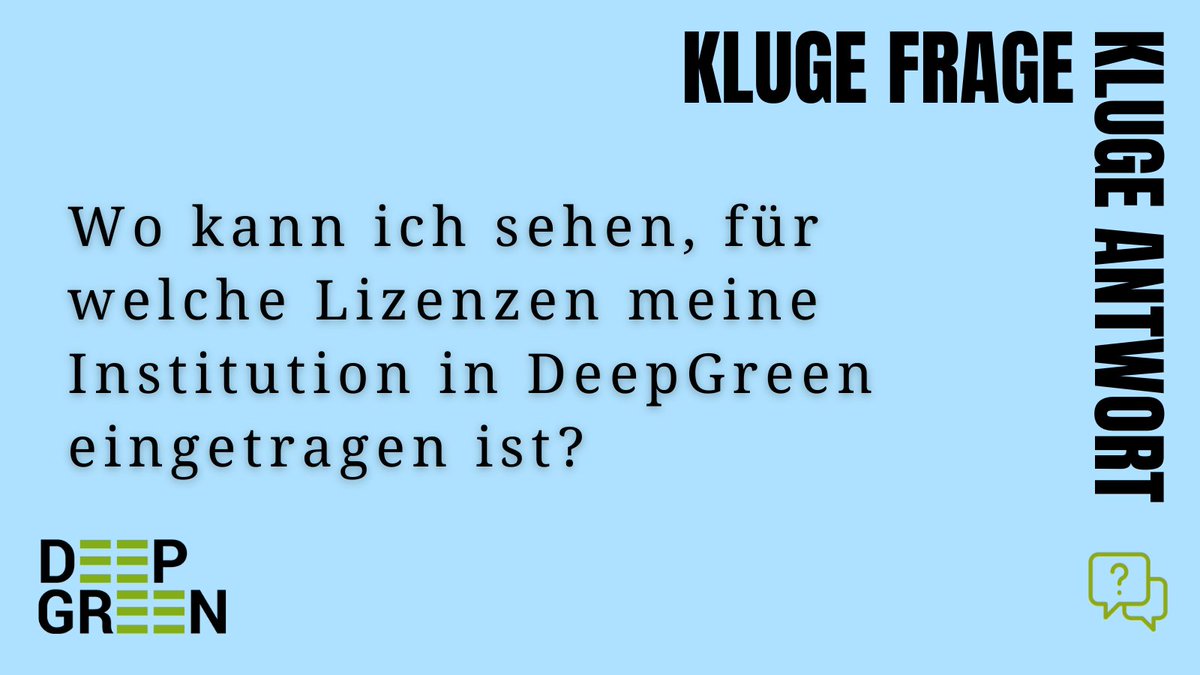 oa_DeepGreen's tweet photo. Der Verlagsfilter im DeepGreen-Konto zeigt diese Information an. Im Screencast ist zu sehen, wie man den Verlagsfilter aufruft und welche Einstellungsmöglichkeiten er erlaubt. 

https://t.co/vcLNiBnPcX https://t.co/4rG9OIg0sO