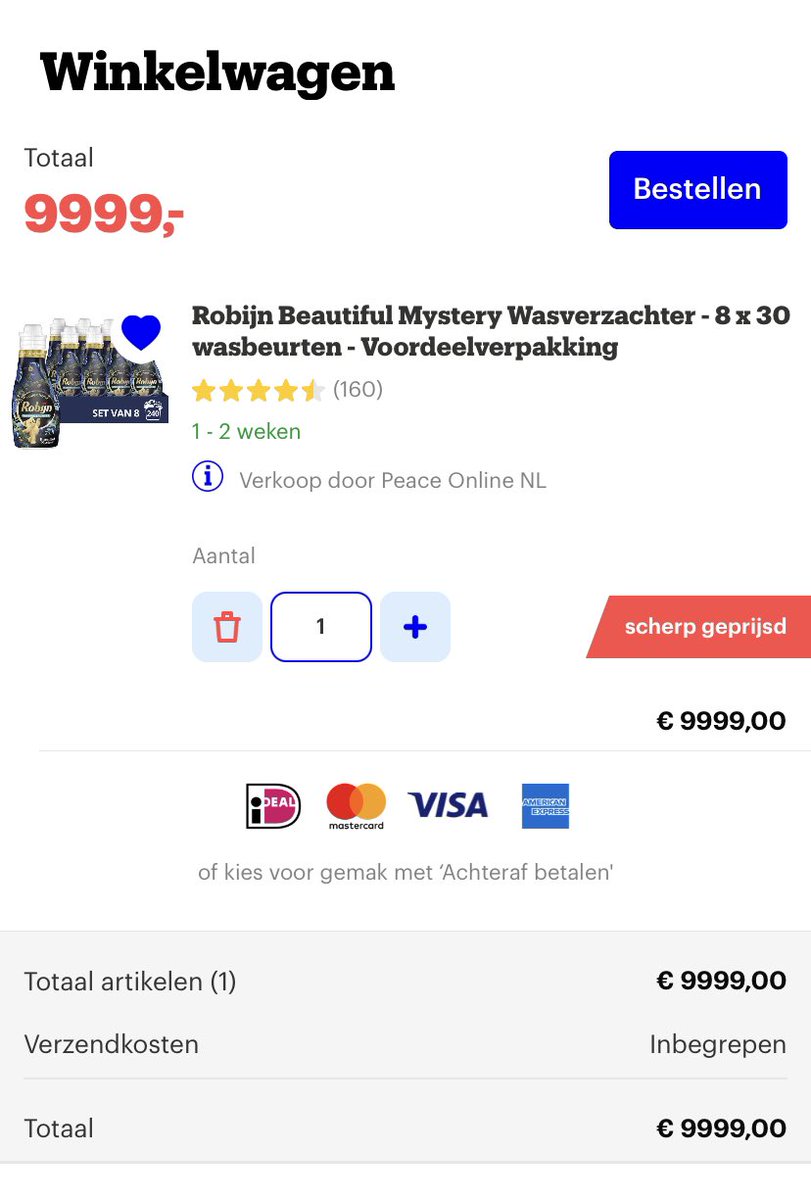 Zeker scherp geprijsd <a href="/bol_com/">bol</a> 😉