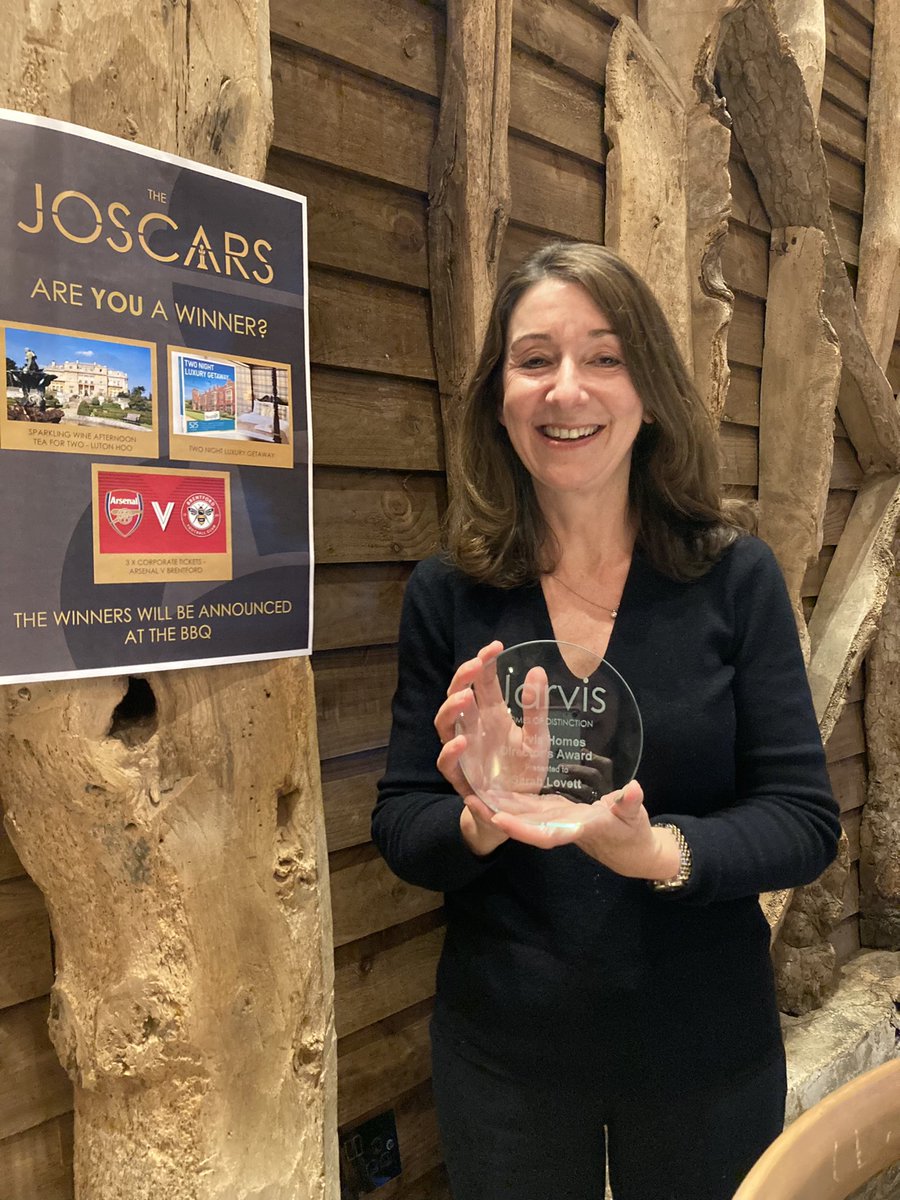JarvisHomes's tweet photo. Congrats to Sarah,our Sales &amp; Design Consultant receiving the Directors award at our annual staff meeting and BBQ yesterday, check our web page to see how she can help you find your next #newhomes #hertfordshire https://t.co/WtwdnQzyW7