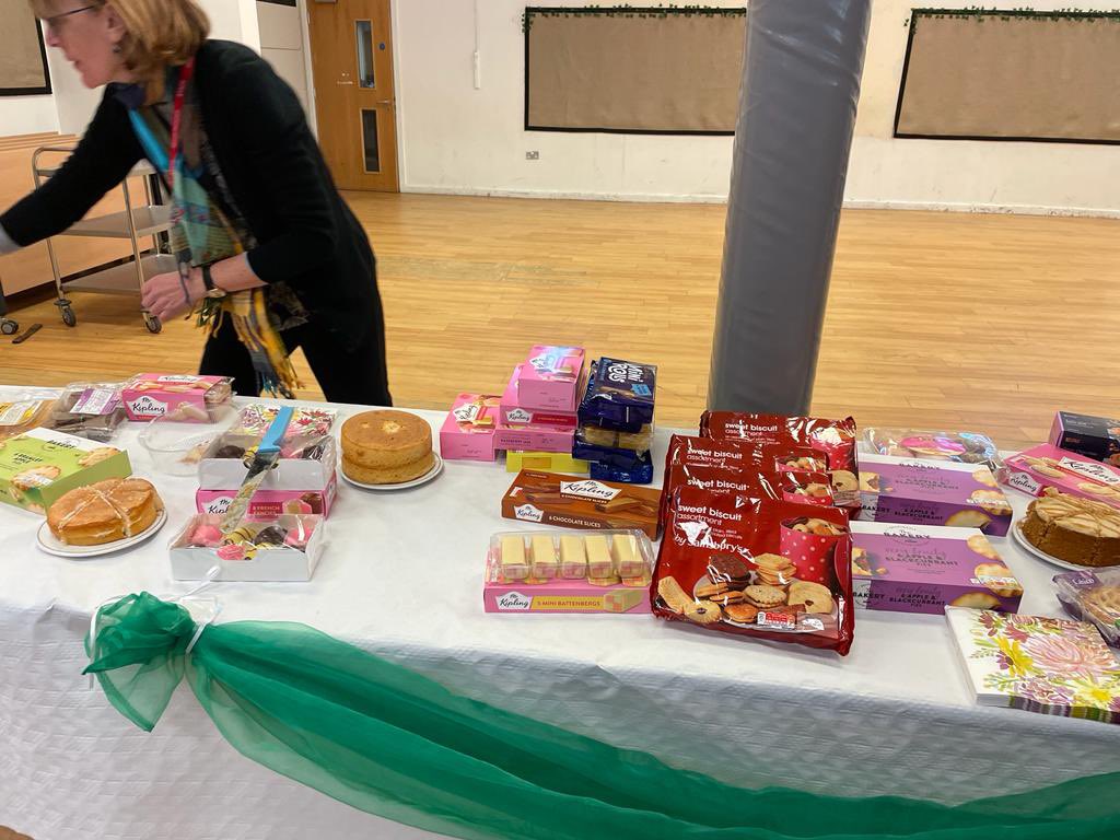 BSPrimary's tweet photo. Come join us for our MacMillan coffee morning. Check out those raffle prizes! £1 strip. Will be on sale after school as well . #MacmillanCoffeeMorning https://t.co/wnFtOCTJSQ
