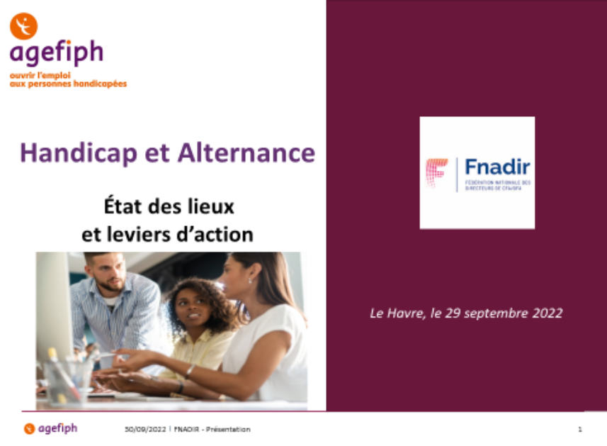 BierneGuy's tweet photo. L'@Agefiph_ avec le Conseil de Région Normandie de la #FNADIR, : les enjeux de l'accès à l'alternance des personnes en situation de handicap. Présentation de l'offre de services et aides, échanges de bonnes pratiques, projets d'actions partenariales.
#activateurdeprogrès https://t.co/Qw79RlM8hj