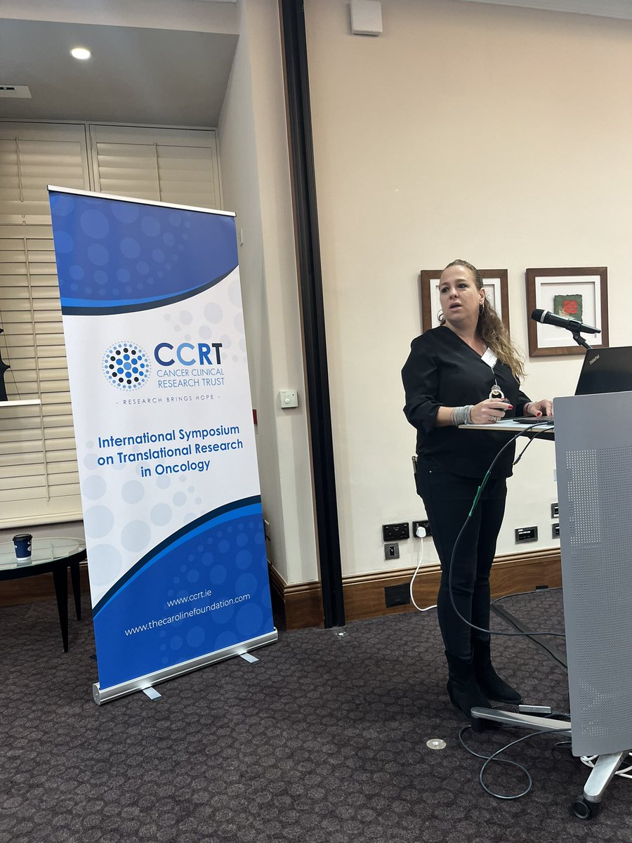 ProfJohnCrown's tweet photo. Dr Yifat Merbl from the Weizmann Institute addressing #TransOncXV https://t.co/OKKCvyklQT