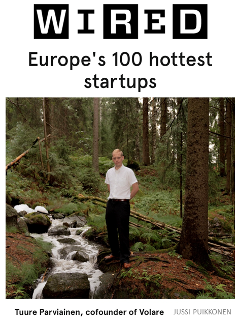Proud to be featured as one of the Hottest Startups in Helsinki by <a href="/wiredUK/">WIRED UK</a>!

"Tuure Parviainen and Matti Tähtinen, cofounders of Volare, think the black soldier fly might be the solution to two major problems in the global food chain: the demand for protein, and food waste."