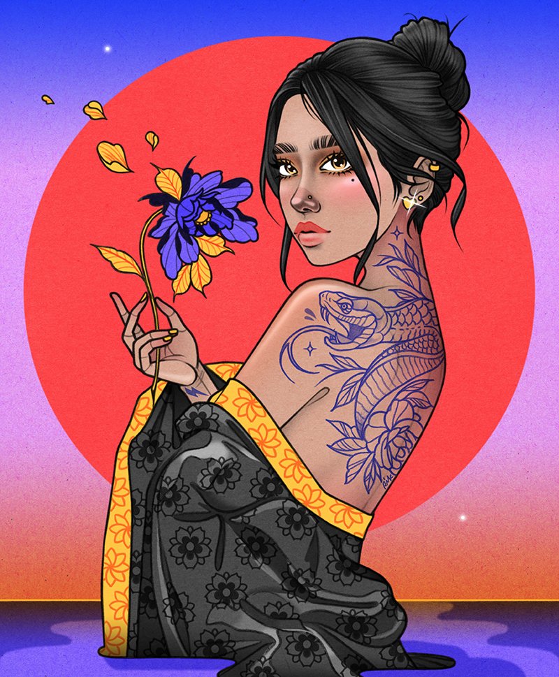 rikleedraws's tweet photo. GM from me and my new drawing. I hope you like it and I hope you have an awesome Friday ❤️‍🔥❤️‍🔥❤️‍🔥 https://t.co/yDhBQZiEfT