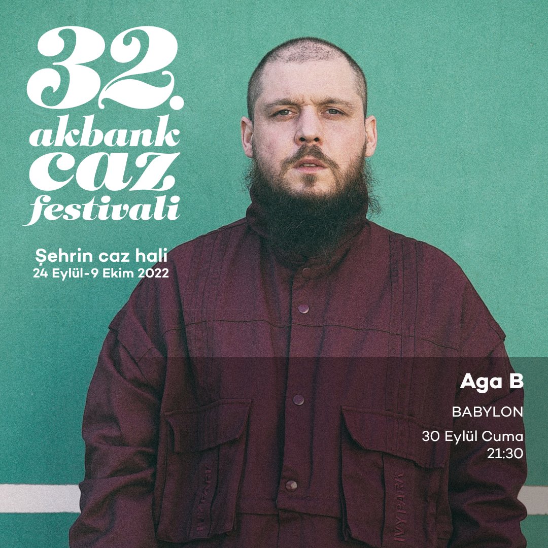 AkbankSanat's tweet photo. 32. Akbank Caz Festivali yedinci gününde 4 konser ile devam ediyor. Festivalde bu akşam Babylon'da Aga B, Akbank Sanat'ta Eda And, CoBAC Workspace Terrace Garden'da Sercan Debelec Quintet ve Gregor by The Badau'da Dilek Sert Erdoğan sahne alıyor. https://t.co/T3LvxKLCfF https://t.co/dhExb4ksek