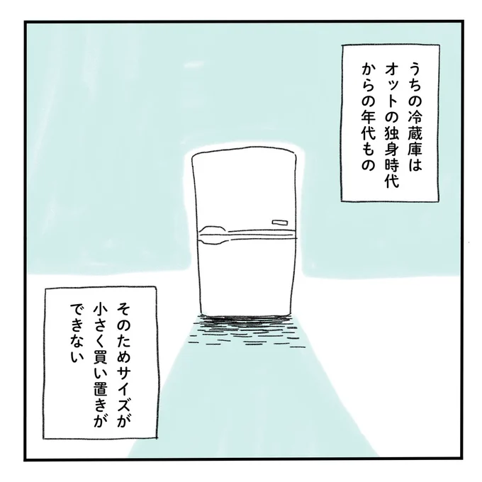 冷蔵庫が小さくて夫婦の時間が増えた話

#みちこの日記 