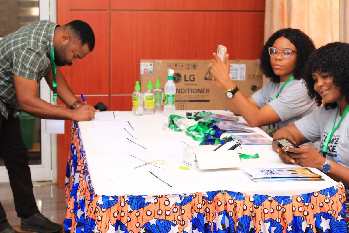 CAPPAfrica's tweet photo. Participants are trooping in and going through registration.

You can participate in the conversations by joining us via Zoom (see image for details), following the LIVE stream on Facebook or through the LIVE tweet thread. #COP27andBeyond https://t.co/4HKLpQI52w