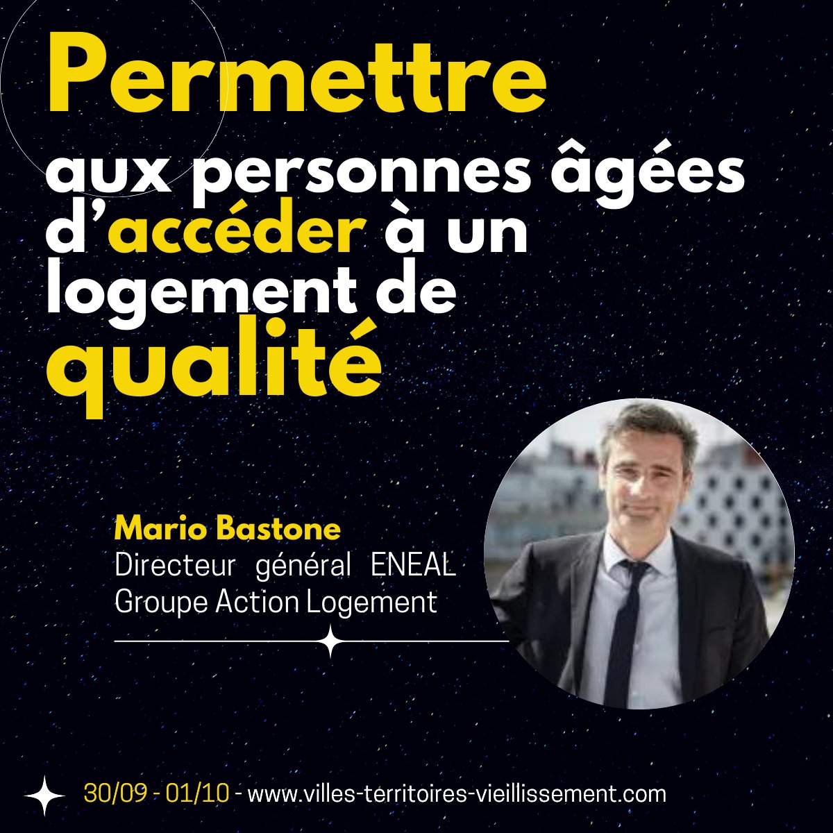 Énéal partenaire de l’#Université d’été <a href="/UE_VTV/">Villes Territoires et Vieillissement</a> #Villes #Territoires et #Vieillissement. 
Rencontres entre acteurs de tous horizons : urbanistes, professionnels du soin, foncières, société civile…

👉RV 30/09 et 01/10 Paris - Hôtel de ville - Campus Sciences Po
<a href="/ActionLogement/">Action Logement</a>