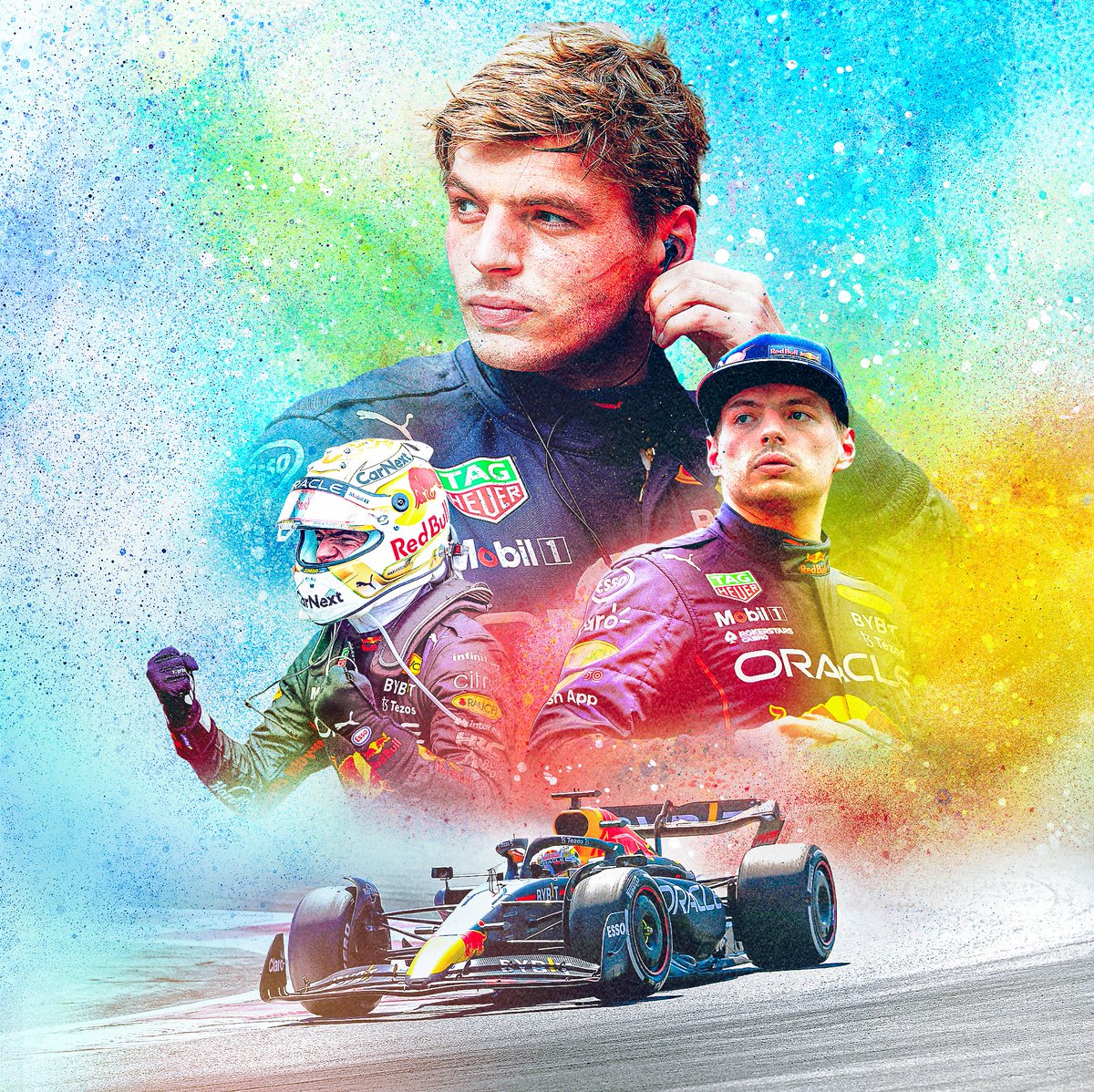 RedBullF1Group's tweet photo. HappyBirthday Champion 🎉🎉
Have a great year !!

 #redbullracing  #VER33 https://t.co/J4lUKWcEhx