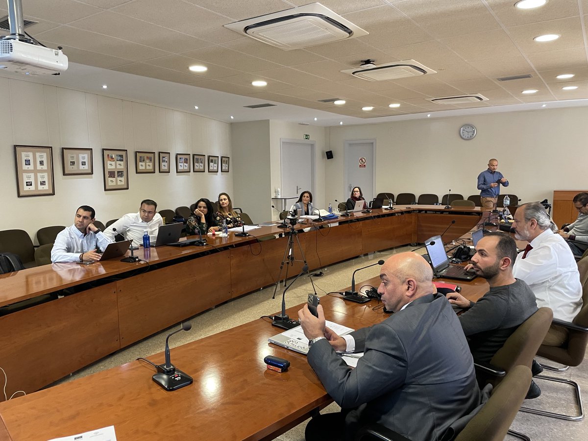Second day of the WEF-CAP project meeting. Prof Khaled Elsaadany is explaining important aspects of the procedure to follow for the financial report