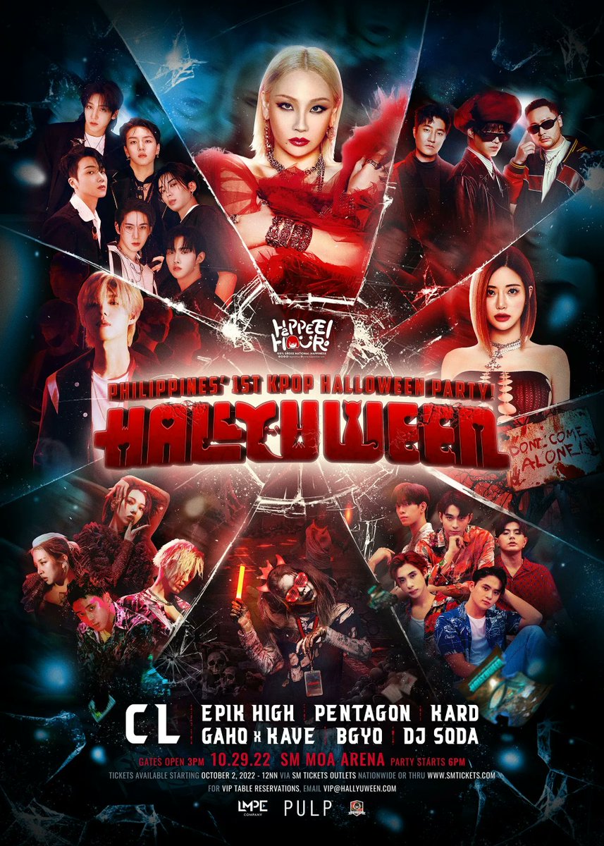 kpopconph's tweet photo. This is it! The biggest, baddest, and best K-POP Halloween Costume Party is finally happening at the Mall of Asia Arena on October 29, 2022, 6PM.

Tickets will be available on October 2. Visit https://t.co/3iRWFaxLf4 for more information. Brought to you by: @pulpliveworld https://t.co/c4bc4E72nG