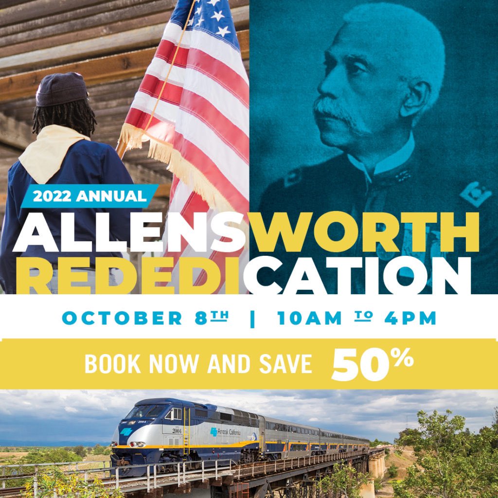All aboard to Colonel Allensworth State Historic Park! Join us for the park's annual Rededication Ceremony, a festival that commemorates the history of the park.

Book now and save 50% off on tickets for the event loom.ly/1DRKaoM.