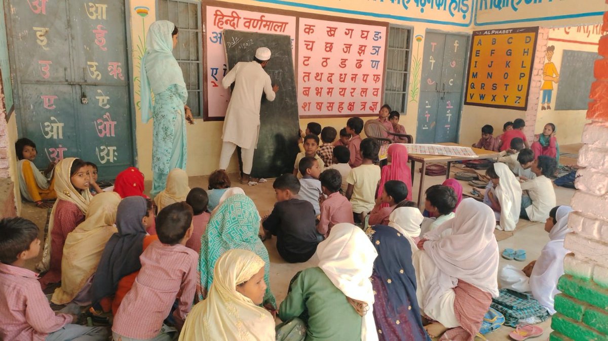 sndeep's tweet photo. In collaboration with district administration #ShikshaSahayaks of @ActionAidIndia ar regularly engaging girls &amp; boys from 50 government primary schools in FirozepurJhirka #Haryana to improve &amp; enhance learnings level through child friendly teaching learning environment in schools https://t.co/jTfv12fyCQ