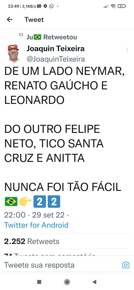 opilhado's tweet photo. REALMENTE NUNCA FOI TÃO FÁCIL! 😂😂😂😂 https://t.co/rhUWLVfx3C