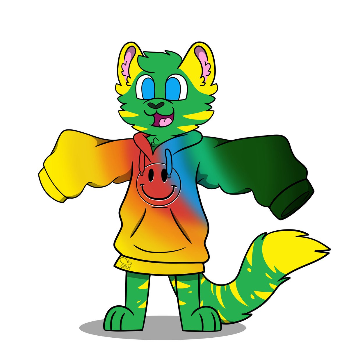 HurrycaneT's tweet photo. New hurry just dropped
Hurry in a sweater drawn by @OMGItsEggy_Art 
Tysm <3

The design on the hoodie is the song cover from @m0dern0riginal https://t.co/cH5w5x0KAO