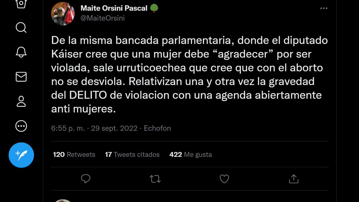 josedgobelmar's tweet photo. @KarolCariola Por qué se copian los twits entre ustedes para agredir a una persona? 
No tienen opinión propia?
Sabían que concertarse para difamar a través de un twit masivo compartido, podría constituir una asociación ilícita para delinquir? https://t.co/m3lpNdfyjX