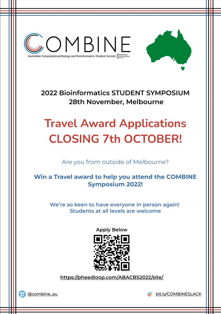 1 week left for students outside of Melbourne to apply for travel a travel subsidy! Applications close 7th of October

Apply here: forms.gle/t7wrzFcSctUoQs…