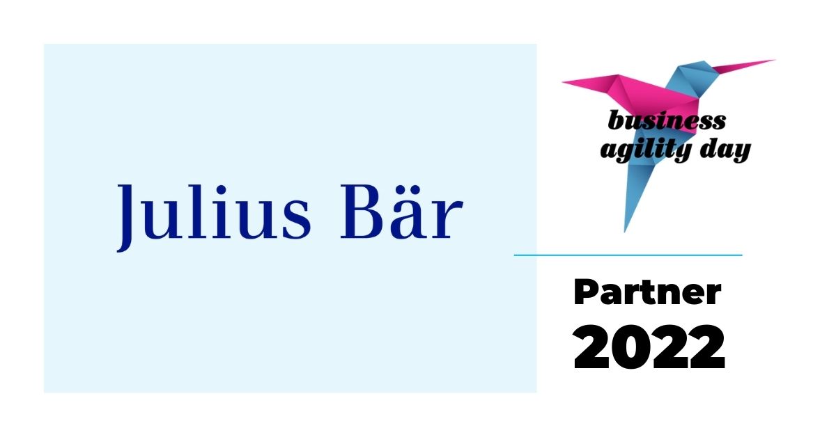 We are excited to have Julius Baer as a Gold Partner for this year's Business Agility Day.
Meet them on November 24 at Kongresshaus in Zurich. 
Find out more about the programme: bit.ly/3xzhDNW

#BAD22