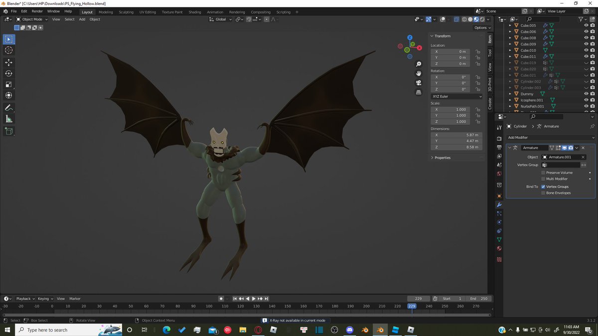 TylerGIacier's tweet photo. Second attempt at making this hollow after gaining more knowledge about modeling. 

Made for: Project Shinigami (Discord server: https://t.co/9B0EQmdPs8)

#Roblox #RobloxDev https://t.co/l9NuDIRUHD