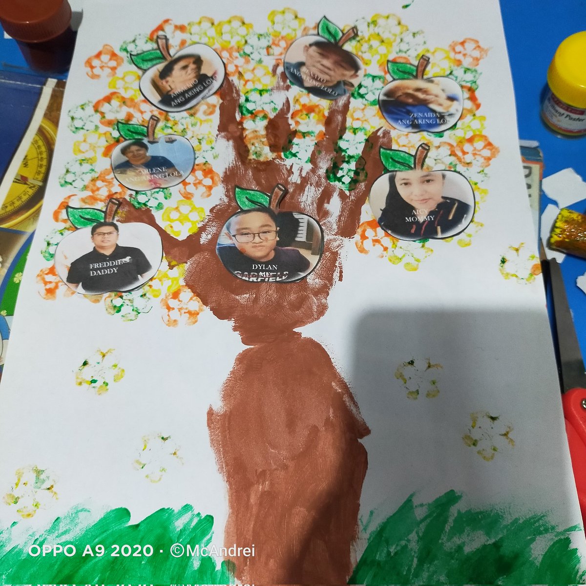 _aicy85's tweet photo. okra art. family tree https://t.co/b3Xu1yj2uW