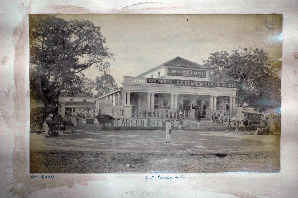 hemantsarin's tweet photo. Exterior &amp; Interior of C.F. Pearson &amp; Co., chemists to the Nizam. Seems to be doubling up as a department store also. #Secunderabad #Hyderabad #VintagePhotography @aun_mehdi @nuts2406 @HiHyderabad @DalrympleWill @YunusLasania @MohdMuzzammilK @Peachtreespeaks @ssharadmohhan https://t.co/3NU0ptJNI1