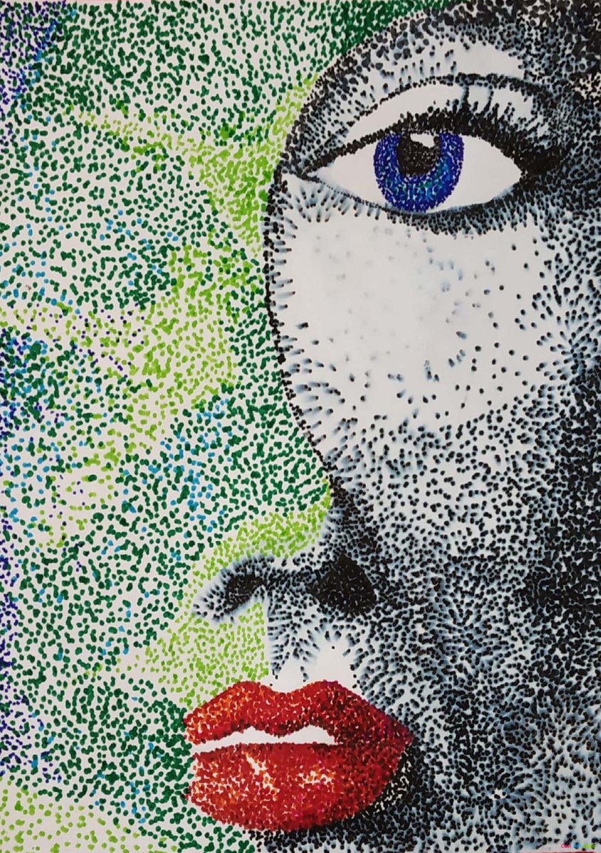 Art Stippling  Created by Kriti Kumari: Cool Art India.
coolartindia.in/art-detail/?id…