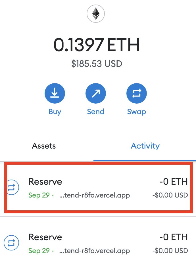 How to see the NFT you just minted on the 2015 Name Registrar contract.

Step 1 - Click on the transaction on your MetaMask