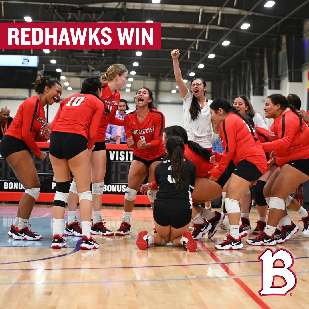Anotha one. The Redhawks take down Park to secure their seventh-straight win! 🅱️🏐 

3-2 (25-19,11-25,17-25,25-22,15-11)

#GoRedhawks