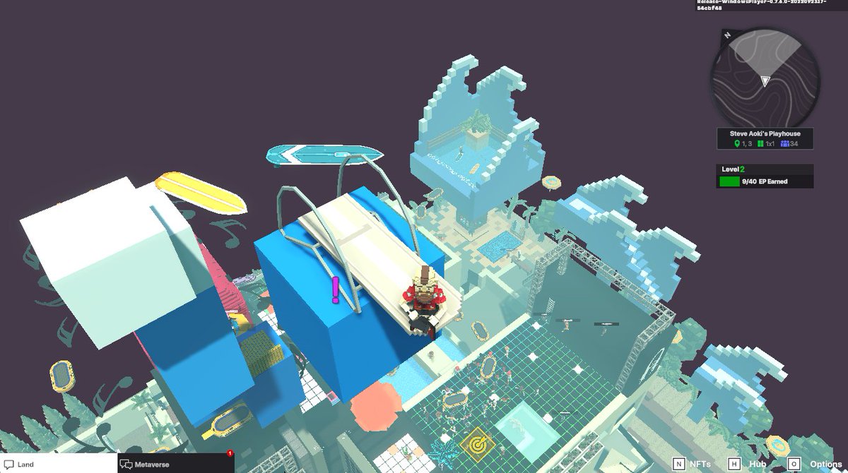 tt556aamm's tweet photo. @TheSandboxGame @steveaoki I just participated in the #SandboxAlphaS3Giveaway for a chance to win 500 SAND! Found the high diving board in @steveaoki's Playhouse, check out my screenshot below!
👇

wow look this view https://t.co/SWZJxkFsYJ