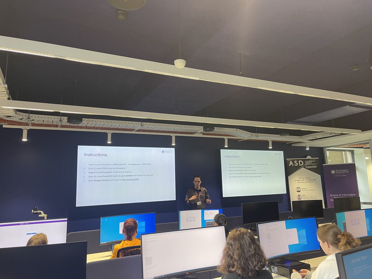 LifeJourney Australia (@dayofstem) on Twitter photo Great to be <a href="/UQ_EAIT/">UQ Engineering and Technology</a> earlier this week for the #GirlsDoCyber workshop, sharing the <a href="/ASDGovAu/">Australian Signals Directorate</a> CyberEXP program, crypto challenges, CTFs and pathways at #UQCyber <a href="/Robomum/">Marie Boden</a> Great to be <a href="/UQ_EAIT/">UQ Engineering and Technology</a> earlier this week for the #GirlsDoCyber workshop, sharing the <a href="/ASDGovAu/">Australian Signals Directorate</a> CyberEXP program, crypto challenges, CTFs and pathways at #UQCyber <a href="/Robomum/">Marie Boden</a>