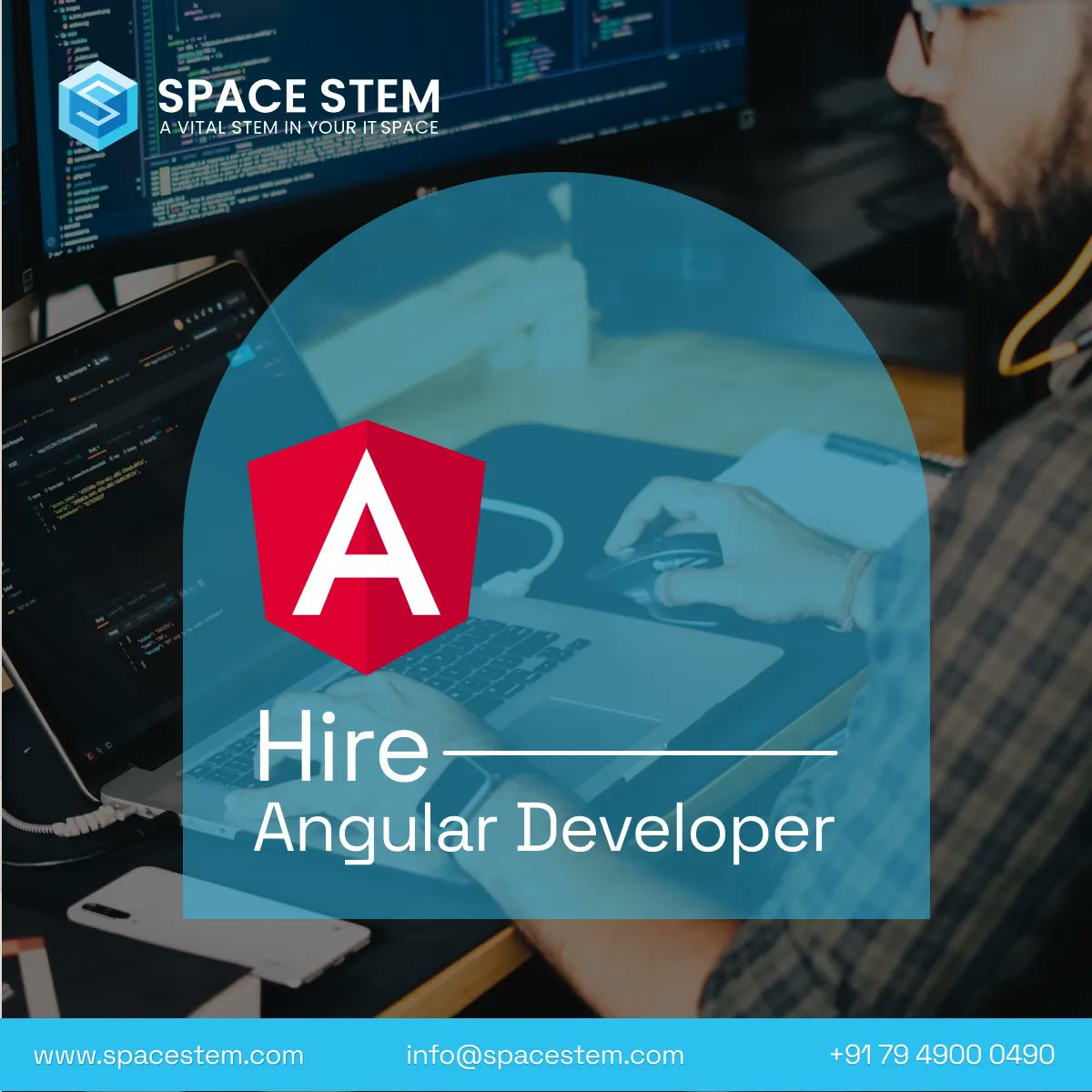 spacestem's tweet image. #AngularDevelopmentCompany #HireAngularDeveloper #AngularWebDevelopment
Looking for superbly functional & undeniably robust web applications?
Look no further than Space Stem Angular web development services.
Contact us:
✉️ info@spacestem.com
🔗 buff.ly/3eQ1soY